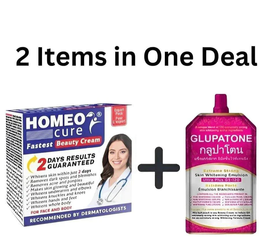 Glupatone Emulsion with Homeo Cure Cream
