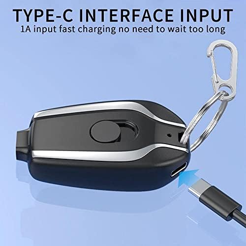 Mini Keychain Power Bank: Fast Charging Emergency Charger
