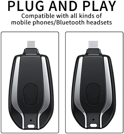 Mini Keychain Power Bank: Fast Charging Emergency Charger