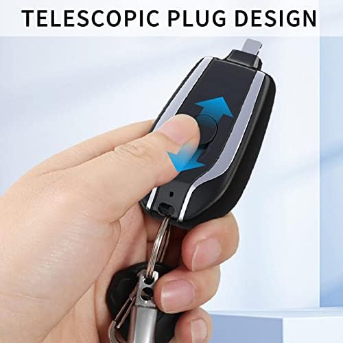 Mini Keychain Power Bank: Fast Charging Emergency Charger