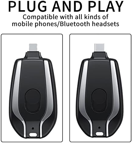 Mini Keychain Power Bank: Fast Charging Emergency Charger