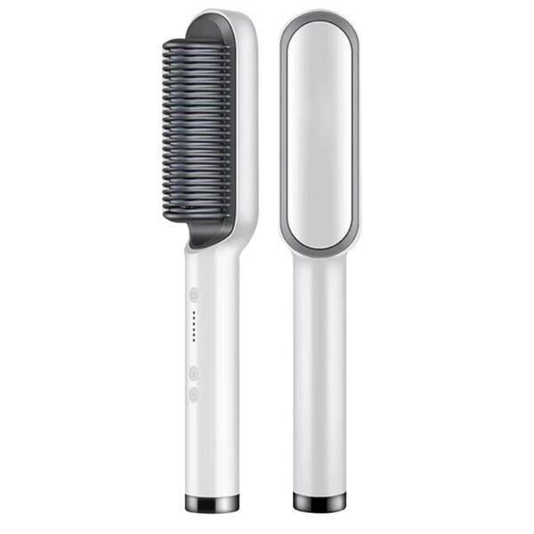 Hair Straightener Iron Brush - Straight Hair Comb 2-in-1 (Random Color) - Vogue Market