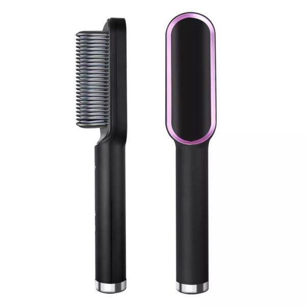 Hair Straightener Iron Brush - Straight Hair Comb 2-in-1 (Random Color) - Vogue Market
