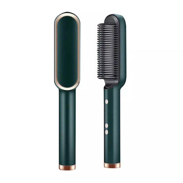 Hair Straightener Iron Brush - Straight Hair Comb 2-in-1 (Random Color) - Vogue Market