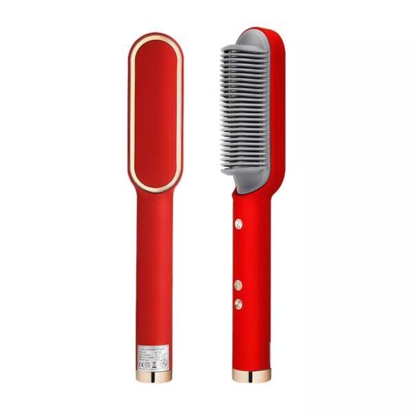 Hair Straightener Iron Brush - Straight Hair Comb 2-in-1 (Random Color) - Vogue Market